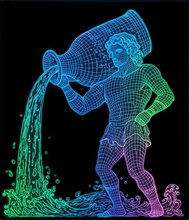 Aquarius Hologram