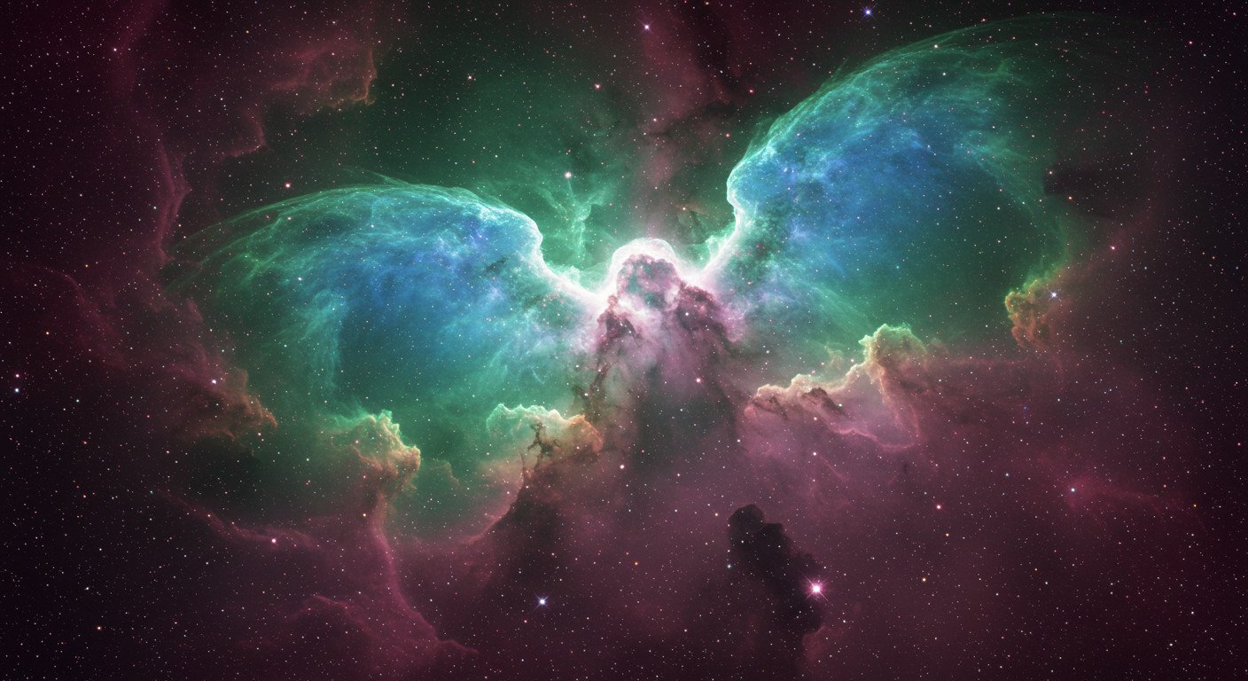 Cosmic nebula background